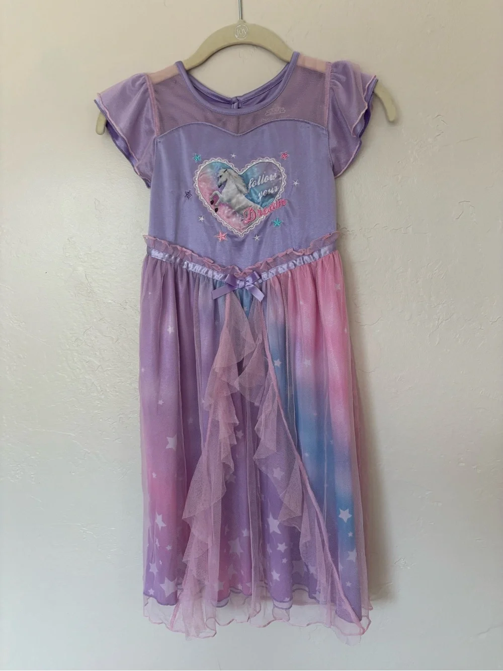 Princess Dream collection s 6/6x flame resistant night gown tulle unicorn heart